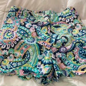 Crown & Ivey Scalloped Shorts